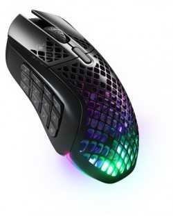 Гейминг мишка SteelSeries - Aerox 9 Wireless, оптична, безжична, черна
