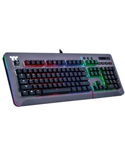 Гейминг клавиатура Thermaltake - Level 20, Cherry MX Silver Switch, RGB,  сива