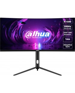 Гейминг монитор Dahua - LM30-E330CA, 30'', WFHD, 200Hz, 1ms, Curved, VA, черен