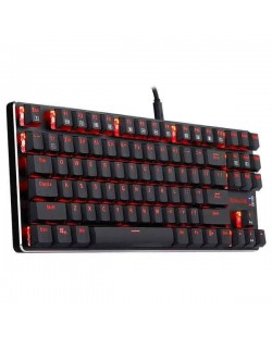 Механична клавиатура Redragon - Mahoraga K590-BK, Red, LED, черна
