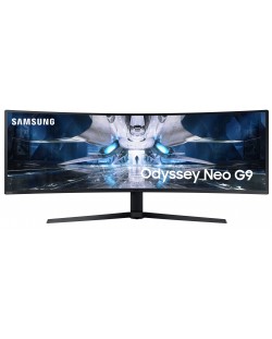 Гейминг монитор Samsung - Odyssey Neo G9, 49'', 240Hz, 1ms, Curved, VA