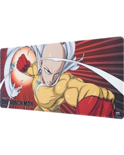 Гейминг подложка за мишка Grupo Erik - One Punch Man Saitama, XL, мека, многоцветна