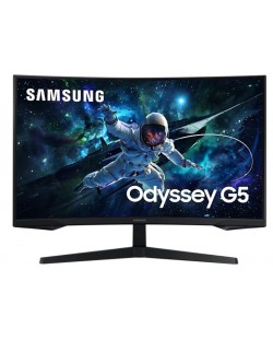 Гейминг монитор Samsung - Odyssey G5, 32CG552, 32", 165Hz, 1ms, Curved