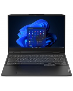 Гейминг лаптоп Lenovo - Gaming 3, 15.6", FHD, i5, 120Hz, RTX 3060, сив