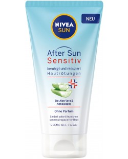 Nivea Sun Гел крем за след слънце Sensitive, 175 ml