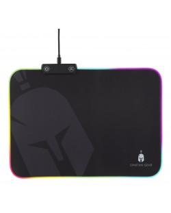 Гейминг подложка за мишка Spartan Gear - Ares RGB, S, мека, черна