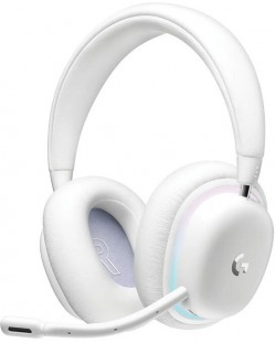 Гейминг слушалки Logitech - G735 EMEA, Off White