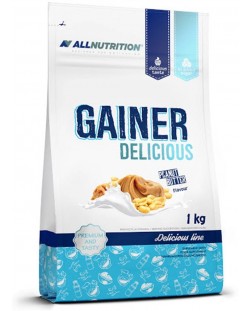 Gainer Delicious, peanut butter, 1000 g, AllNutrition