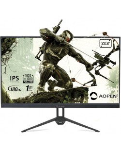 Гейминг монитор Acer AOPEN - 24KG3YM3bip, 23.8'', FHD, 180Hz, 1ms, IPS, FreeSync