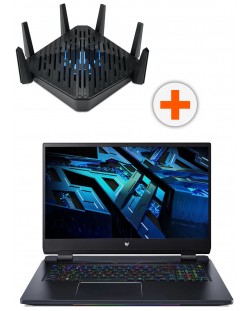 Гейминг лаптоп Acer - Predator Helios 300, i7 + Рутер Acer - Predator Connect W6