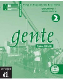 Gente: Испански език - ниво B1 + CD (учебна тетрадка)