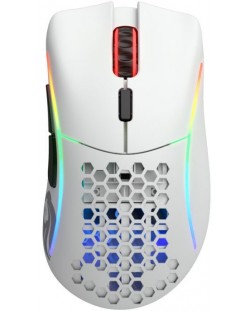 Гейминг мишка Glorious - Model D, оптична, безжична, бяла