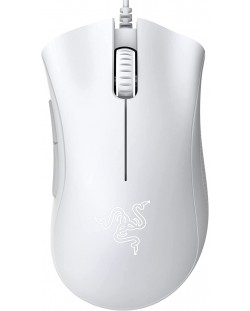 Гейминг мишка Razer - DeathAdder Essential, оптична, бяла