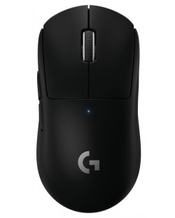 Гейминг мишка Logitech - PRO X SUPERLIGHT, оптична, безжична, черна