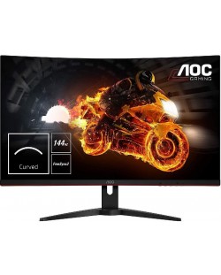 Геймърски монитор AOC CQ32G1 - 31.5" 144 Hz, 1ms, черен