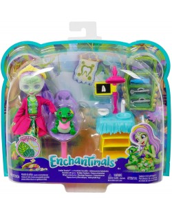 Игрален комплект Mattel Enchantimals - На зъболекар с Andie Alligator и Marshy
