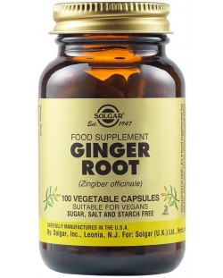 Ginger Root, 100 растителни капсули, Solgar