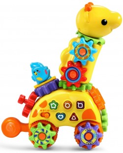 Занимателна играчка Vtech - Жираф, за бутане и дърпане