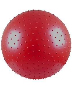 Гимнастическа топка Maxima - масажна, 65 cm, червена