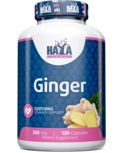 Ginger, 250 mg, 120 капсули, Haya Labs