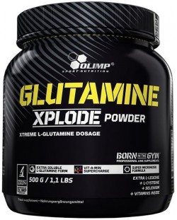 Glutamine Xplode, 5500 mg, лимон, 500 g, Olimp