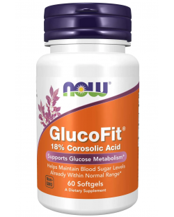 GlucoFit, 60 капсули, Now