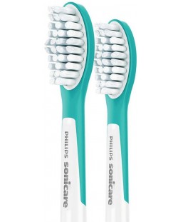 Глава за детска четка за зъби Philips Sonicare - 7+, два броя, сини