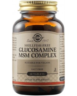 Glucosamine MSM Complex, 60 таблетки, Solgar