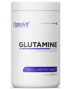 Glutamine Powder, неовкусен, 500 g, OstroVit