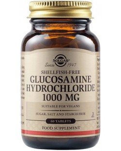 Glucosamine HCL, 1000 mg, 60 таблетки, Solgar