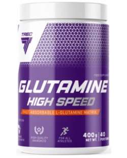 Glutamine High Speed, портокал и грейпфрут, 400 g, Trec Nutrition