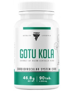 Gotu Kola, 200 mg, 90 таблетки, Trec Nutrition