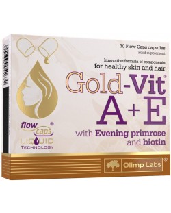 Gold Vit A + E, 30 капсули, Olimp