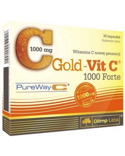Gold Vit C, 1000 mg, 30 капсули, Olimp