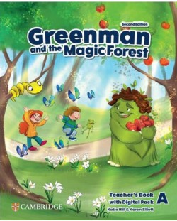 Greenman and the Magic Forest Level A Teacher’s Book with Digital Pack 2nd Edition / Английски език - ниво A: Книга за учителя