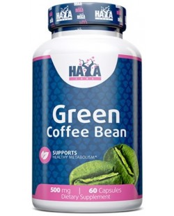 Green Coffee Bean, 500 mg, 60 капсули, Haya Labs