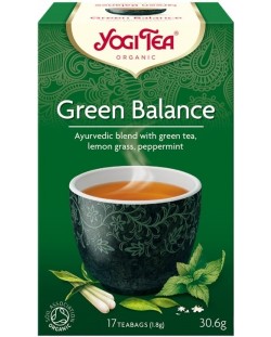 Green Balance Билков чай, 17 пакетчета, Yogi Tea