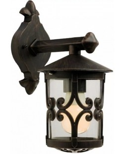 Градински фенер Smarter - Tirol 9260, IP23, E27, 1x42W, антично черен