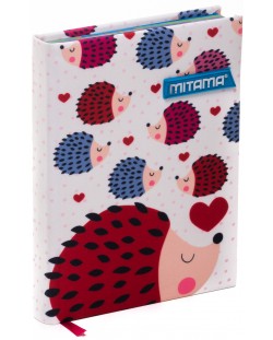 Тефтер Mitama А5 - Love, с текстилни корици