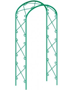 Градинска декоративна арка Palisad - 691238, 227 х 128 cm, зелена