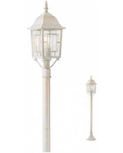 Градинска лампа Smarter - Melton 9711, IP44, E27, 1x42W, антично бяла