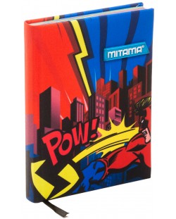 Тефтер Mitama А5 - Superhero, с текстилни корици