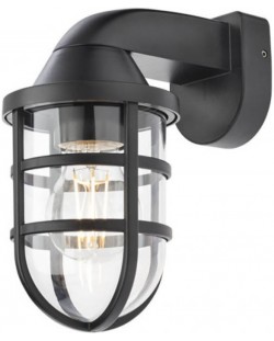 Градински фенер Smarter - Cage 90207, IP44, 240V, E27, 1x28W, черен