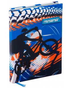 Тефтер Mitama А5 - BMX, с текстилни корици