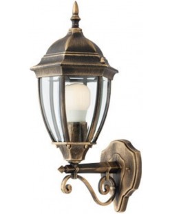 Градински фенер Smarter - Sevilla 9604, IP44, E27, 1x42W, антично черен