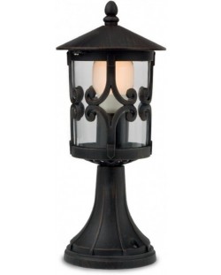 Градинска лампа Smarter - Tirol 9263, IP23, E27, 1x42W, антично черна