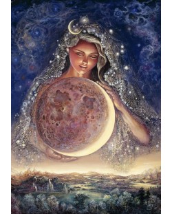 Пъзел Grafika от 1000 части - Лунната богиня, Жозефин Уолф