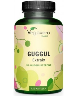 Guggul Extrakt, 520 mg, 120 капсули, Vegavero