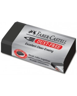 Гума Faber-Castell - Dust-Free, черна