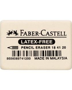 Гума Faber-Castell - 7041-20, голяма, бяла